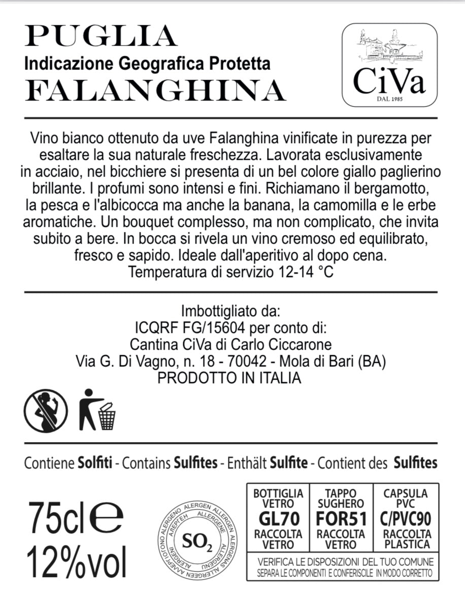 D'azzardo Falanghina Bianco
